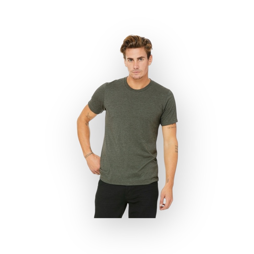 new Glendalough Distillery Graphic Tee Shirt T ☀︎︎ Heather Military Green ☀︎ S